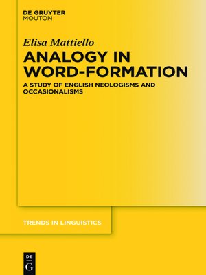 cover image of Analogy in Word-formation